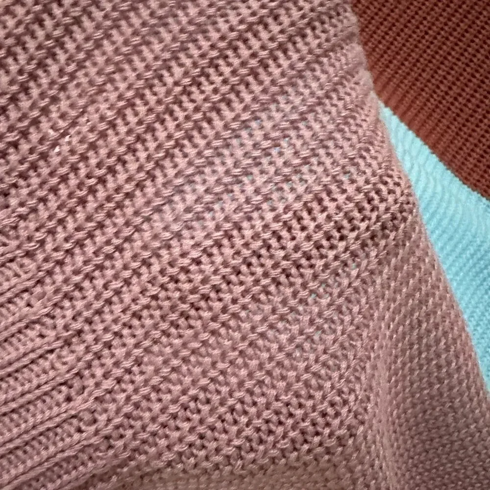 Crochet color block tank top - M